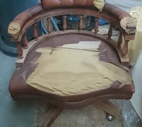 how to reupholster captains chairs