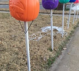 holiday yards halloween ghosts and christmas lollipops