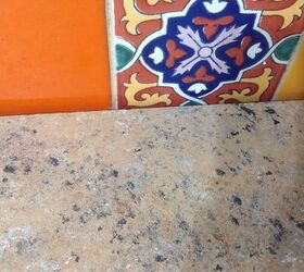 q how can i redo my counters to not be too busy looking against my tile