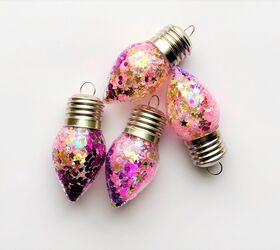 iridescent confetti ornament