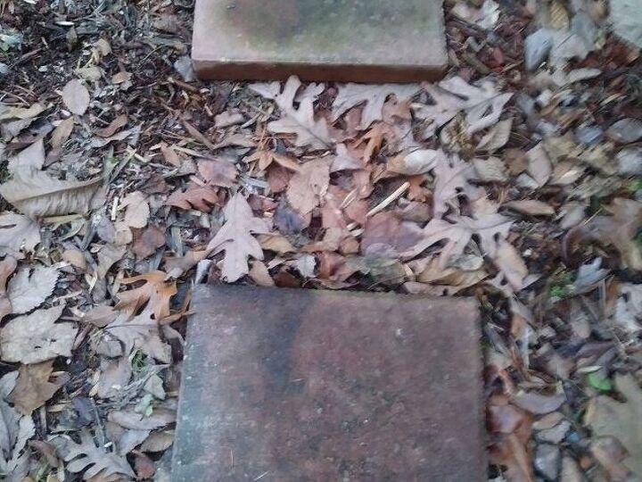 q how do i clean cement stepping stones without pressure washer