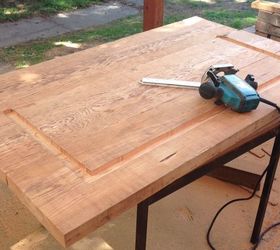 recycled oregon timber dining table
