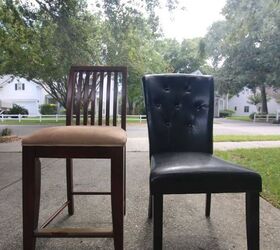 how to turn bar stool chairs into dining chairs