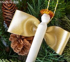angel clothespin ornament