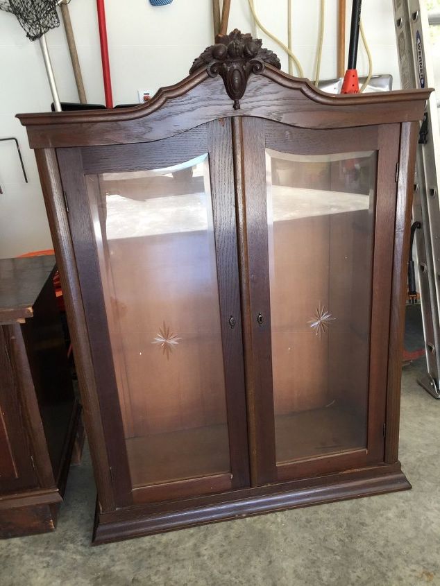 antique cabinet redo, See the stars