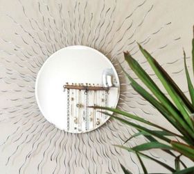 how to make a sunburst mirror using wire rope
