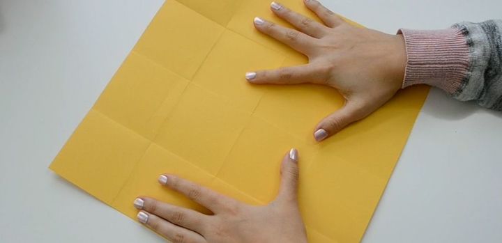 how to make a napkin fold card thank you card, Step 3