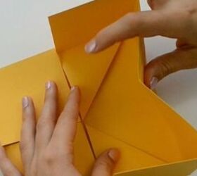 how to make a napkin fold card thank you card, Step 5