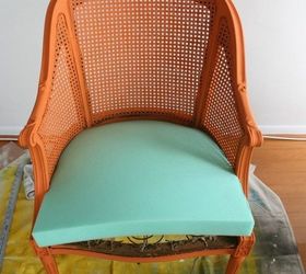 how to reupholster a chair in 5 easy steps, Reupholster a Chair Seat jamie at C R A F T