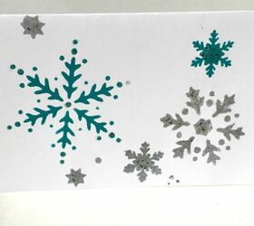 how to stencil on fabric and paper, Handmade Greeting Card