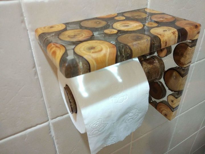 epoxy toilet paper dispenser 7 by 6