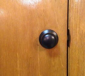 the simplest way to update old door knobs vents