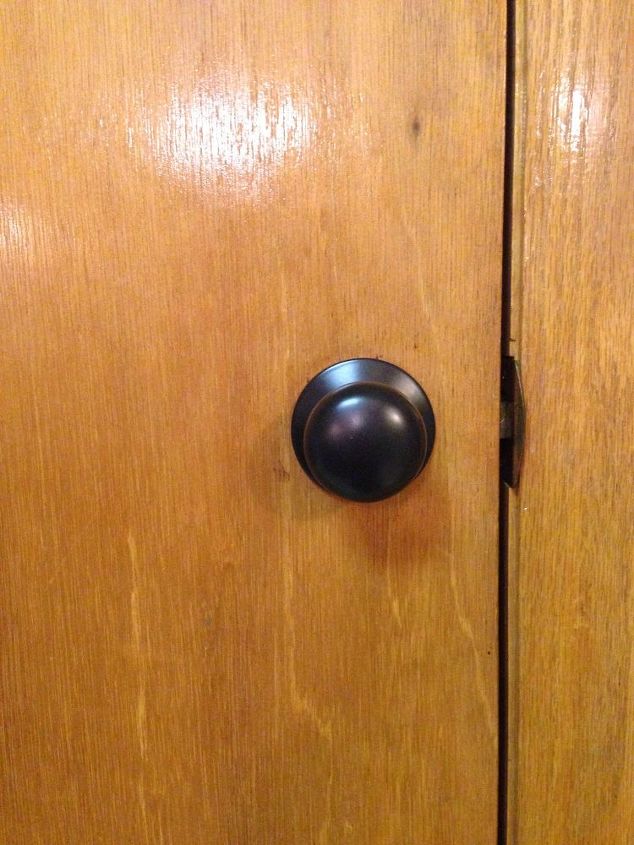 the simplest way to update old door knobs vents