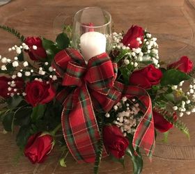 beautiful christmas centerpiece super easy and on budget