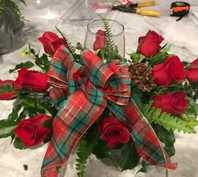 beautiful christmas centerpiece super easy and on budget