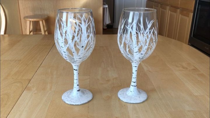 birch aspen wine glasses