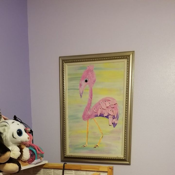 pin the tail on the flamingo birthday party game