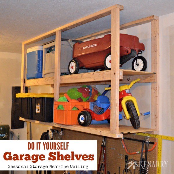 7 idias de armazenamento de garagem que voc pode usar agora, Armazenamento de garagem DIY Carrie Kenarry