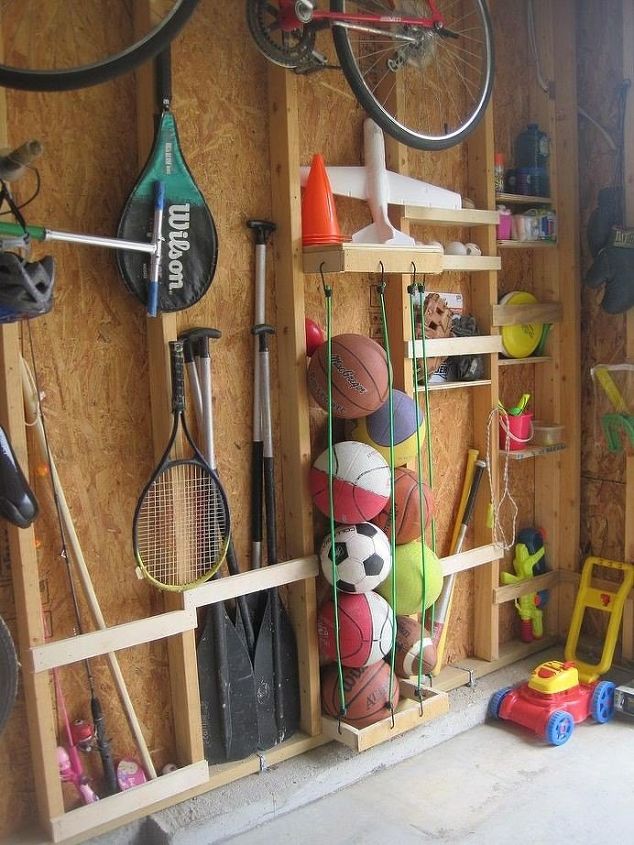 7 diy garage storage ideas you can use right now, garage ball storage Wendy W