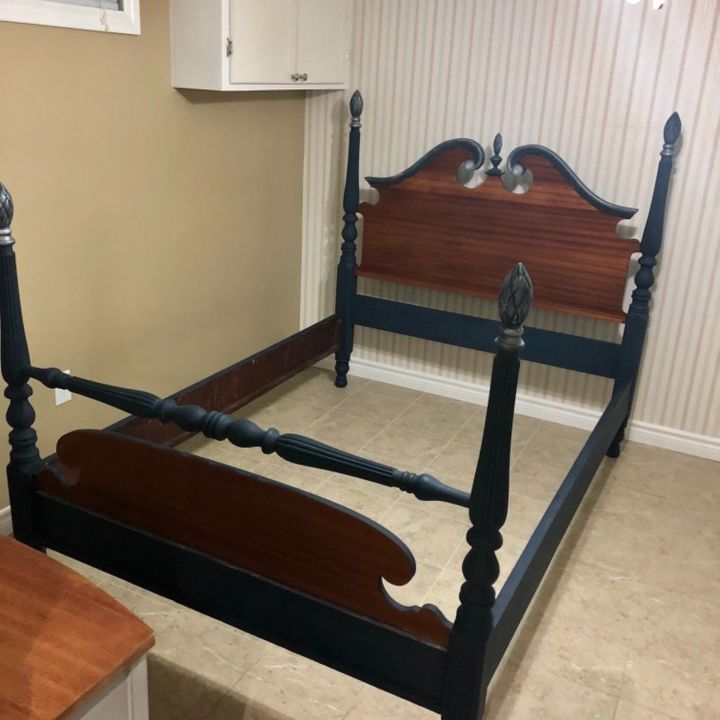 How To Diy Refinish A Wood Bedframe, How To Refinish A Headboard