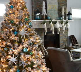 s it s beginning to look a lot like christmas, Teal Green Vintage Inspired Christmas Home