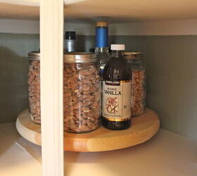 s 19 ways to organize your kitchen this new years, 11 Put a Lazy Susan in your pantry