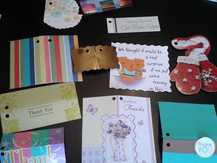 recycling greeting cards
