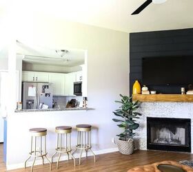 diy fireplace makeovers guaranteed to impress, Shiplap Fireplace Ideas Love and Renovations
