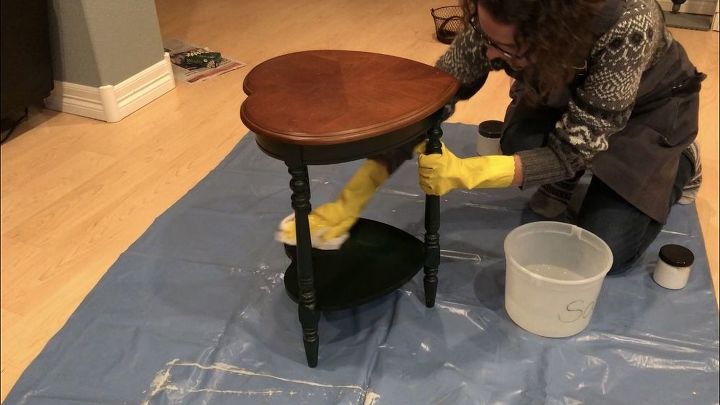 upcycle heart table