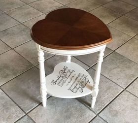 heart table upcycle
