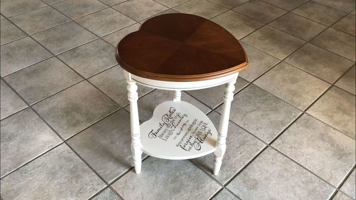 upcycle heart table