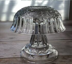 glass dish lamp