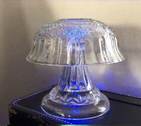 glass dish lamp