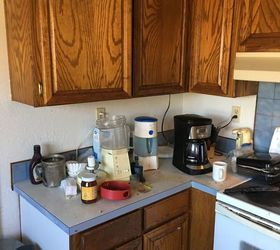q how do i remove stain from my kitchen cabinets