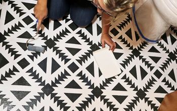 Everything You Need to Stencil Your Tile Floors For Less