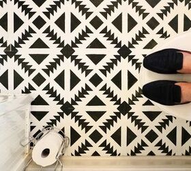 Budget- Friendly Designer Dream Home: Learn How to Stencil Your Tile Floors Like a Pro