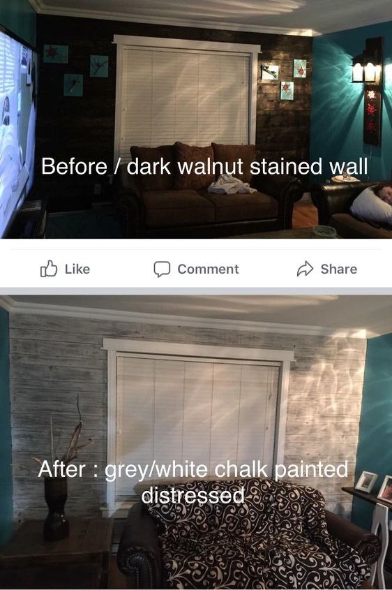 floor and wall make over using chalk paint