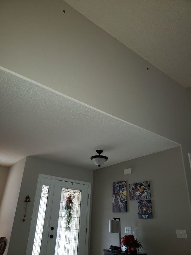 q how do i decorate over cathedral ceiling