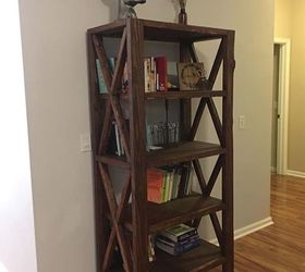 How to Make a Rustic DIY Farmhouse Bookshelf Inspired By Ana White