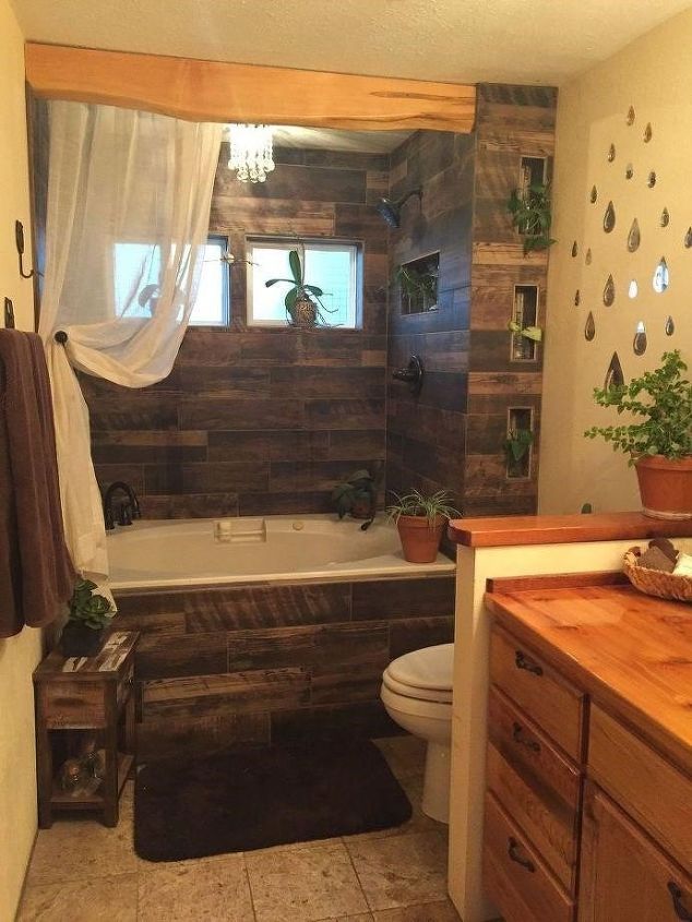 12 creative gorgeous bathroom remodel ideas for any budget, DIY bathroom remodel Tina Ranous