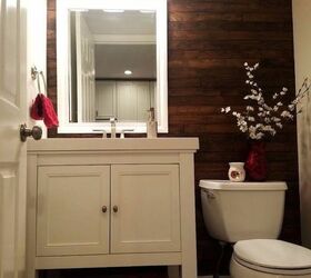 12 creative gorgeous bathroom remodel ideas for any budget, Vintage DIY bathroom remodel Becky W