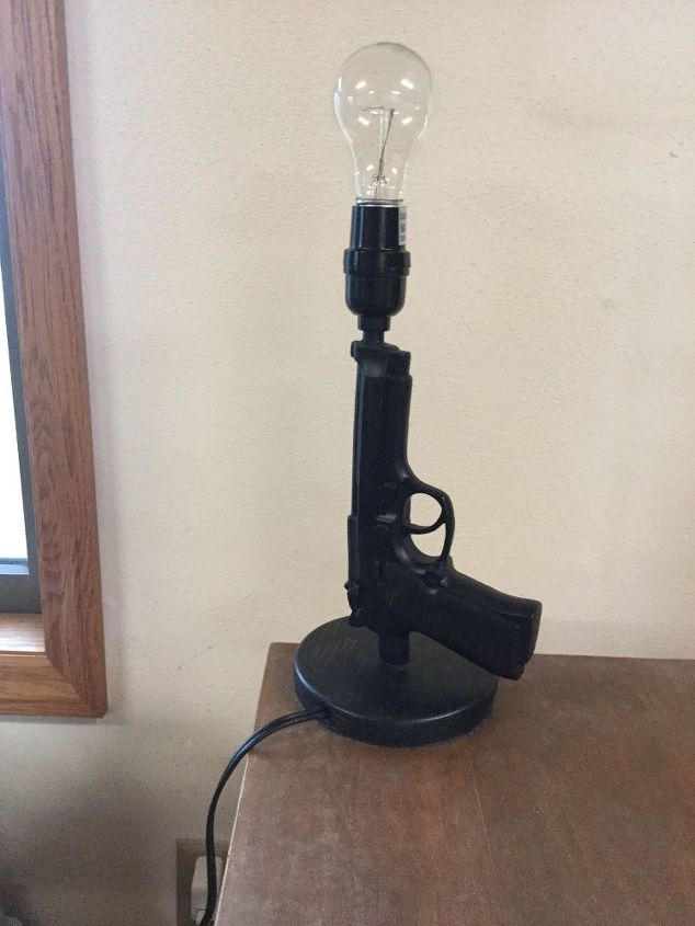 how can i make a shade for this gun lamp