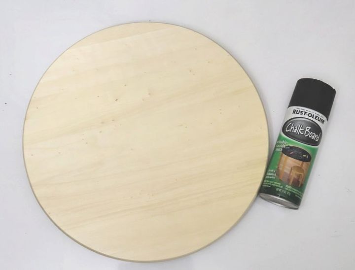 turn a lazy susan into a beautiful serving tray