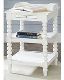 White Spindle Side Tables (2)