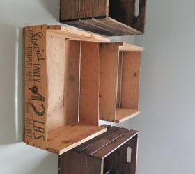 floating crate bookshelf