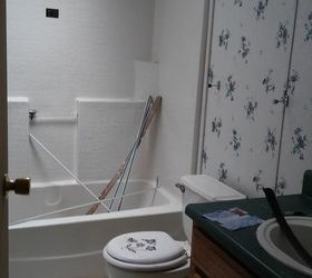 guest bathroom overhaul makeover, Guest Bathroom before 1