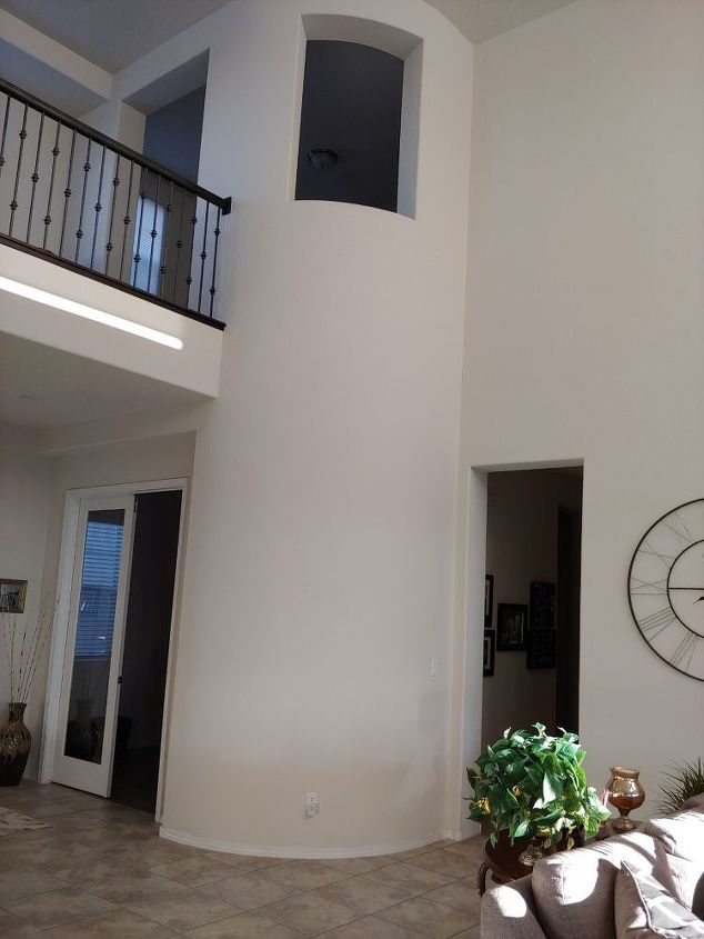 q how would you decorate a half round wall