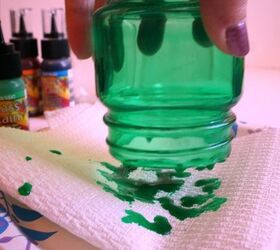 how to tint glass jars