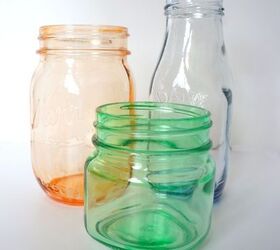 how to tint glass jars