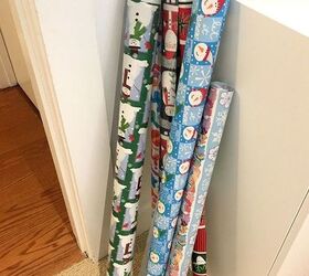 wrapping paper storage, BEFORE